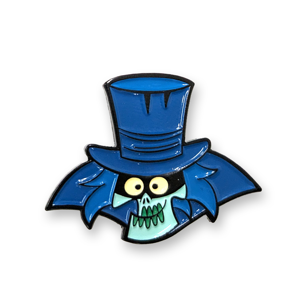 "Hatbox" Enamel Pin