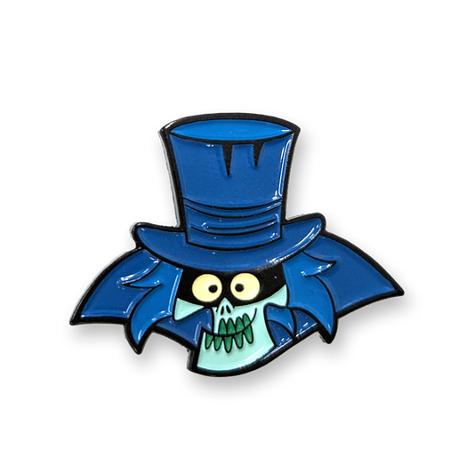 "Hatbox" Enamel Pin